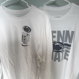 Lot of Penn State one Nike L Long sleeve Penn State White Out & no tag Short
